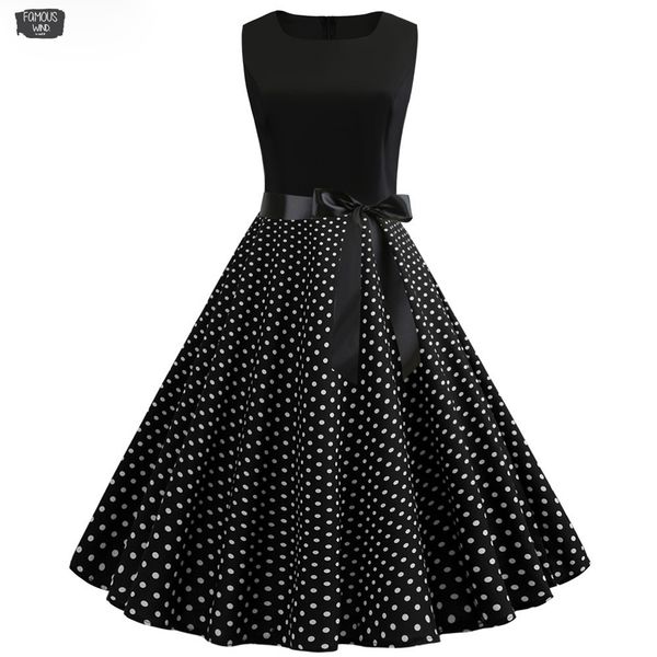 women summer dresses 2019 robe vintage 1950s 60s wear up big party work a-line pin rockabilly dress black polka dot, Black;gray
women summer dresses 2019 robe vintage 1950s 60s wear up big party work a-line pin rockabilly dress black polka dot, Black;gray