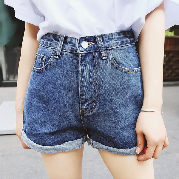 high waist denim shorts size xl female short jeans for women 2016 summer ladies shorts solid crimping denim, Blue
high waist denim shorts size xl female short jeans for women 2016 summer ladies shorts solid crimping denim, Blue