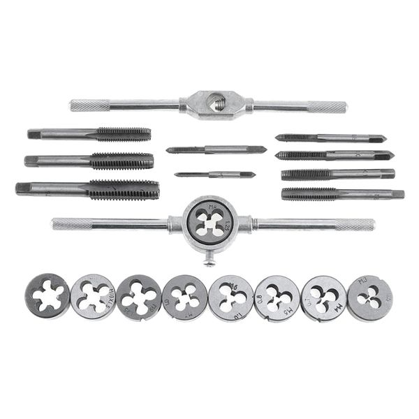 20pcs metric tap and die bit set, screw thread taper drill tool kit, m3, m4, m5, m6, m7, m8, m9, m10, m12
20pcs metric tap and die bit set, screw thread taper drill tool kit, m3, m4, m5, m6, m7, m8, m9, m10, m12