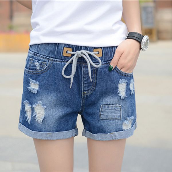 summer wind female blue high waist denim shorts women worn loose burr hole jeans shorts, White;black
summer wind female blue high waist denim shorts women worn loose burr hole jeans shorts, White;black