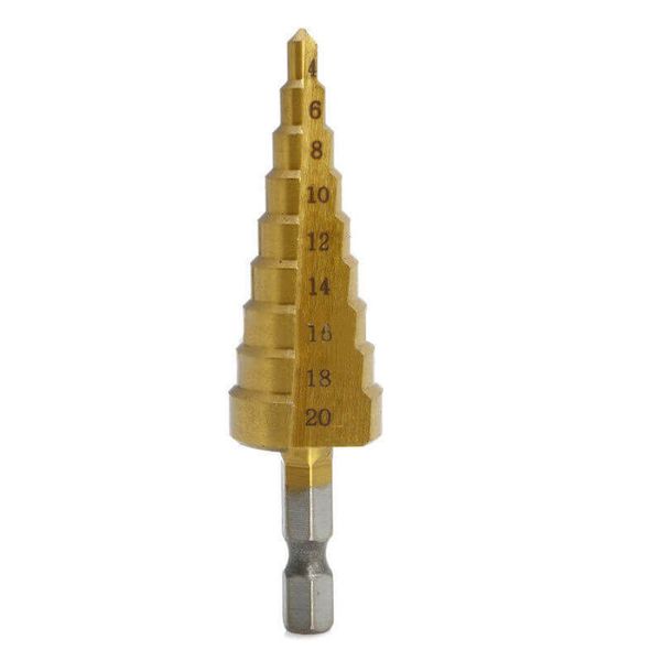 1pcs step drill hss 4-12mm 4-20mm 4-32mm step cone drill bit with hex shank 3 sz
1pcs step drill hss 4-12mm 4-20mm 4-32mm step cone drill bit with hex shank 3 sz