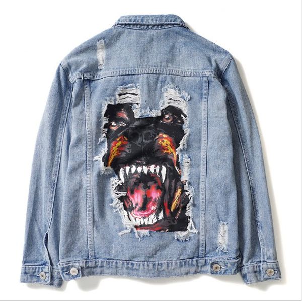 mens jacket fashion style hip hop street denim jacket animal print male and female jacket asian size s-xl, Black;brown
mens jacket fashion style hip hop street denim jacket animal print male and female jacket asian size s-xl, Black;brown