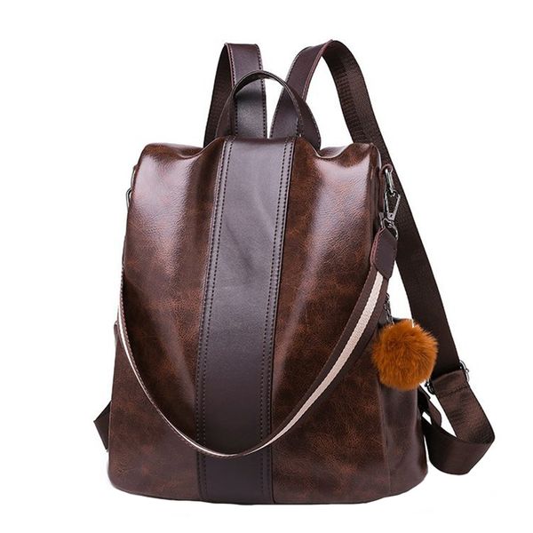 large capacity casual waterproof solid pu pendant daypack fashion single shoulder anti-theft zipper women backpack soft travel
large capacity casual waterproof solid pu pendant daypack fashion single shoulder anti-theft zipper women backpack soft travel