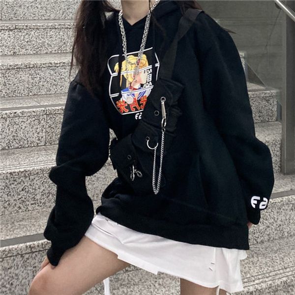new winter gothic clothes hoodie dark black sailor moon letters print women sweatshirt kawaii oversized pullover female
new winter gothic clothes hoodie dark black sailor moon letters print women sweatshirt kawaii oversized pullover female
