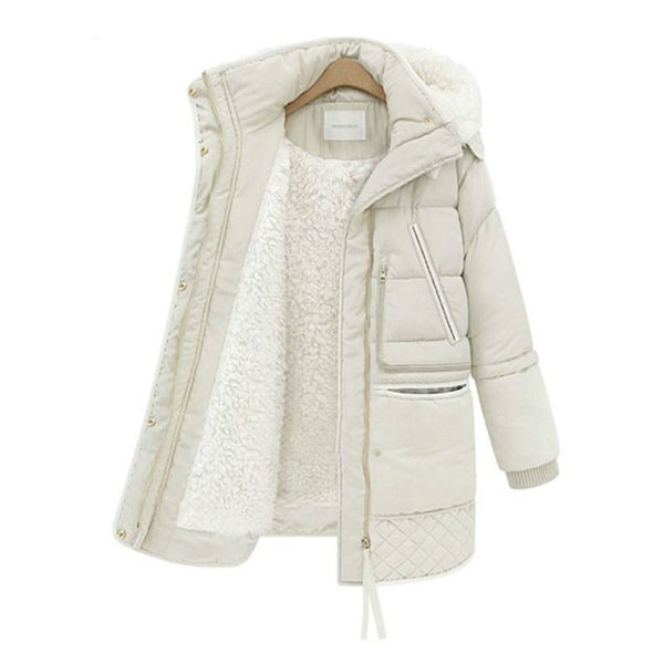 2019 winter women's jackets cotton coat padded long slim hooded parkas female outwear warm jacket wool coat hk185, Tan;black
2019 winter women's jackets cotton coat padded long slim hooded parkas female outwear warm jacket wool coat hk185, Tan;black