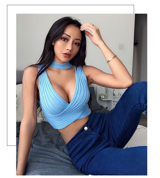 crop sweater sleeveless crop women halter cropped sweater white blue yellow black cardigans women cafarena mujer, Black;white
crop sweater sleeveless crop women halter cropped sweater white blue yellow black cardigans women cafarena mujer, Black;white