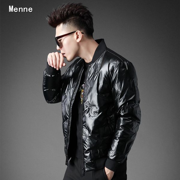 menne lightweight white duck down jacket for winter men, Black
menne lightweight white duck down jacket for winter men, Black