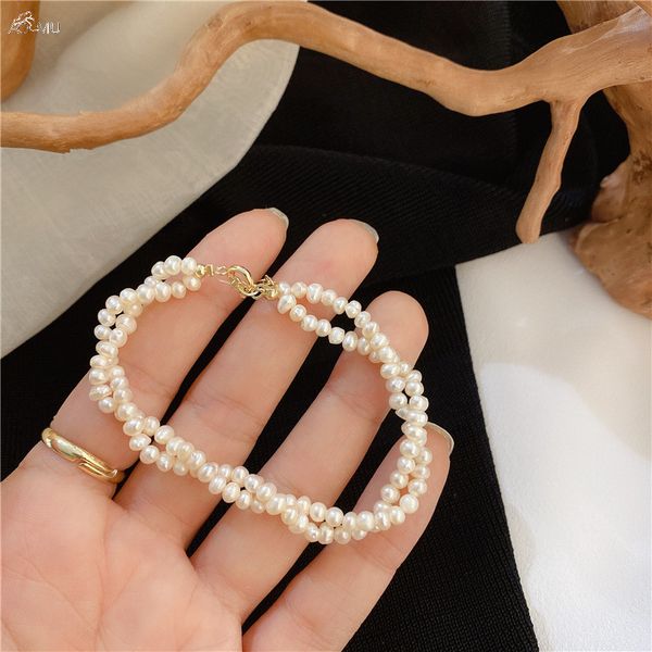 aomu 2020 new korea baroque natural pearl double bracelet vintage pendant beading bracelet for women party jewelry, Black
aomu 2020 new korea baroque natural pearl double bracelet vintage pendant beading bracelet for women party jewelry, Black