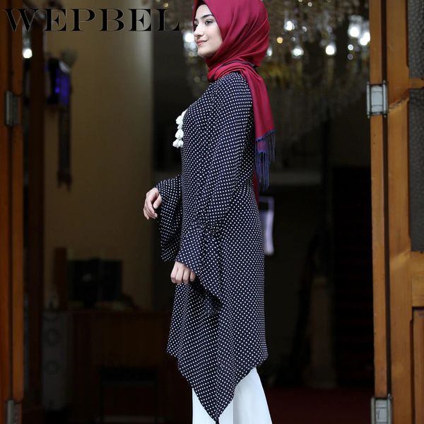wepbel muslim dress women dot printing long flare sleeve arab dubai robe fashion casual abaya ramadan islamic clothing, Black;gray
wepbel muslim dress women dot printing long flare sleeve arab dubai robe fashion casual abaya ramadan islamic clothing, Black;gray