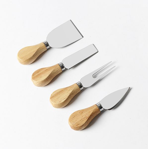 4pcs/set cheese knife set oak handle knife fork shovel kit graters for cutting baking cheese board sets butter pizza slicer cutter
4pcs/set cheese knife set oak handle knife fork shovel kit graters for cutting baking cheese board sets butter pizza slicer cutter