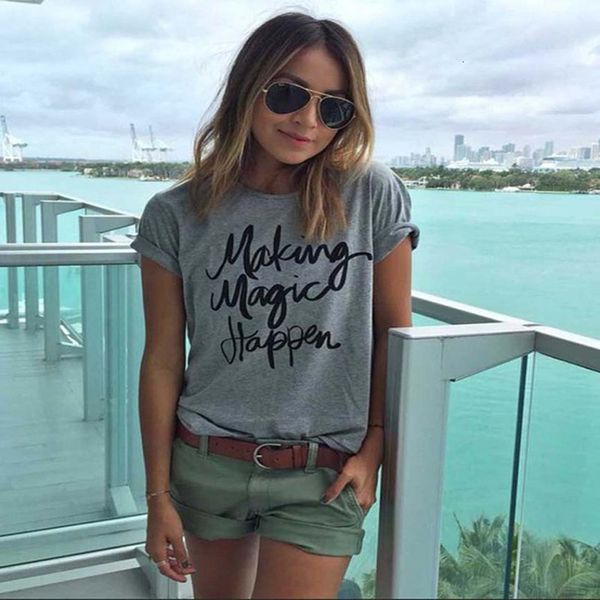 women t shirt woman clothes new summer women printed magic letters fashion loose tee short shirt drop shipping, White
women t shirt woman clothes new summer women printed magic letters fashion loose tee short shirt drop shipping, White