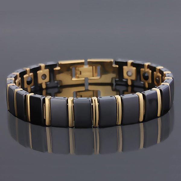 trustylan healthy magnetic bracelet men luxury black ceramic & gold color titanium steel men's friendship bracelets mens gift
trustylan healthy magnetic bracelet men luxury black ceramic & gold color titanium steel men's friendship bracelets mens gift