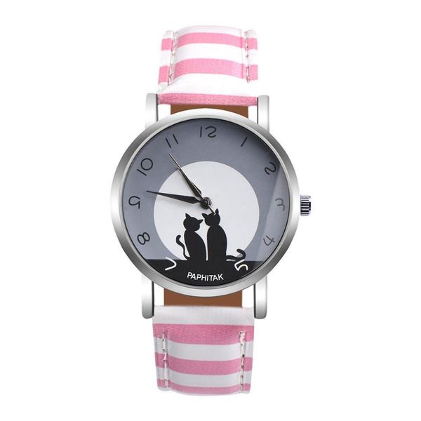 women watches paphitak woman cute cat faux leather analog quartz bracelet girls animals band fashion style beautiful colck a65, Slivery;brown
women watches paphitak woman cute cat faux leather analog quartz bracelet girls animals band fashion style beautiful colck a65, Slivery;brown