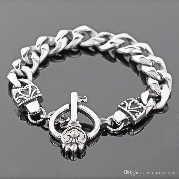 new arrival key bracelet silver stainless steel bracelet & bangle male accessory hip hop party rock jewelry, Black
new arrival key bracelet silver stainless steel bracelet & bangle male accessory hip hop party rock jewelry, Black