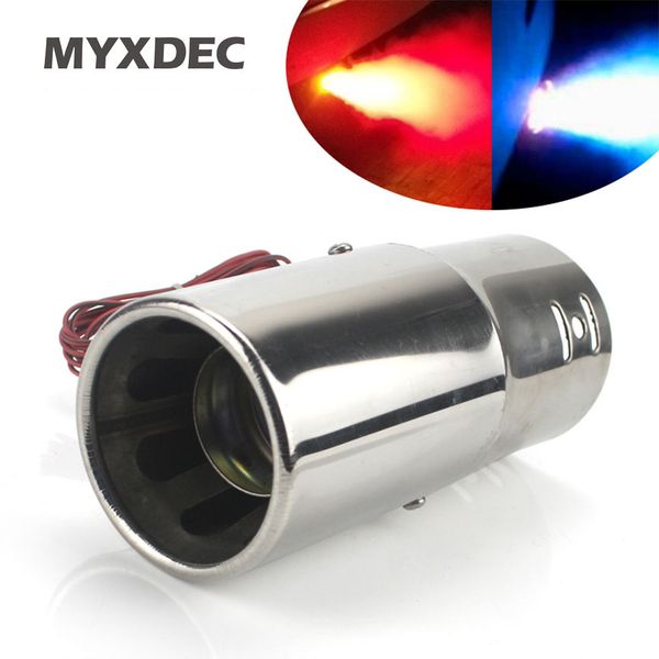 universal car stainless steel spray device light tail throat exhaust red blue leds modified flame spray light modulator styling
universal car stainless steel spray device light tail throat exhaust red blue leds modified flame spray light modulator styling