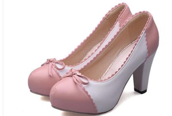 2019 women's shoes in spring and autumn with new style high heel coarse heel round head waterproof table bowknot @2032, Black
2019 women's shoes in spring and autumn with new style high heel coarse heel round head waterproof table bowknot @2032, Black