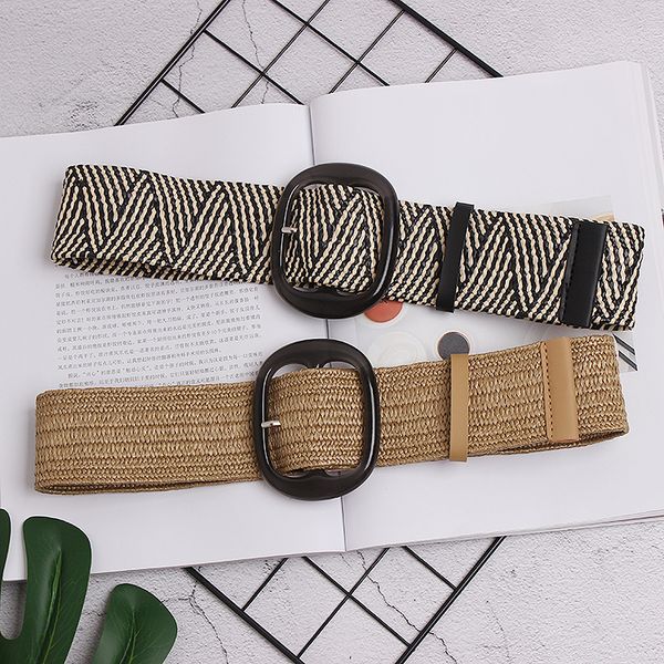 new vintage knitted wax rope wooden bead waist rope women smooth buckle belt woman woven female hand-beaded braided belt bz69, Black;brown
new vintage knitted wax rope wooden bead waist rope women smooth buckle belt woman woven female hand-beaded braided belt bz69, Black;brown