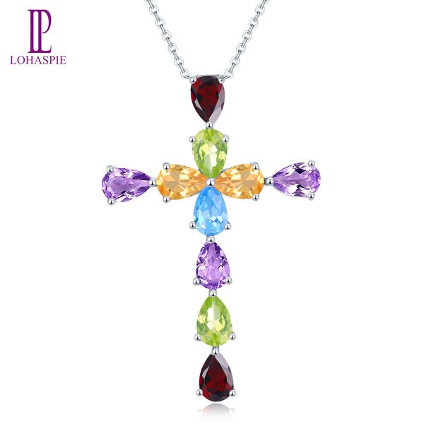 multicolor gemstone necklace pendant for women solid 925 sterling silver real natural amethyst garnet citrine z fine fashion jewelry, Black
multicolor gemstone necklace pendant for women solid 925 sterling silver real natural amethyst garnet citrine z fine fashion jewelry, Black