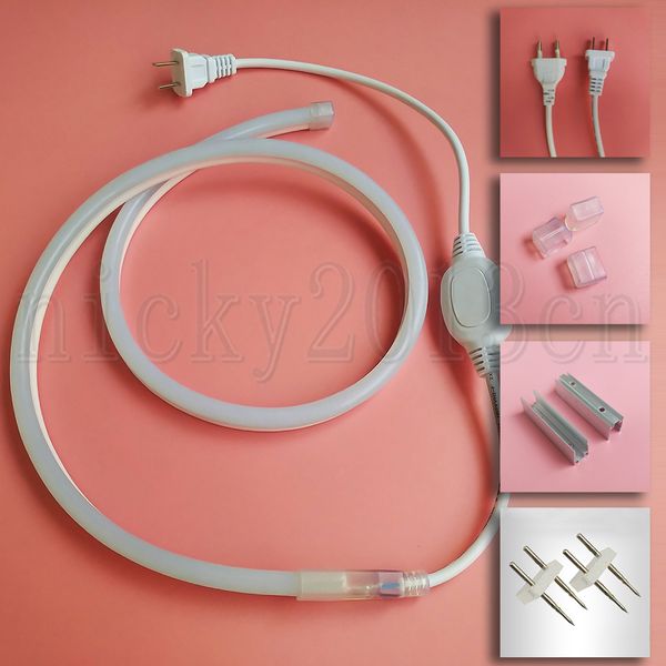 high bright 220v 2835 led neon sign tube strip light flexible rope 8mm*16mm 120leds/m 12w/m pvc ip67 waterproof us eu plug club front window 
high bright 220v 2835 led neon sign tube strip light flexible rope 8mm*16mm 120leds/m 12w/m pvc ip67 waterproof us eu plug club front window