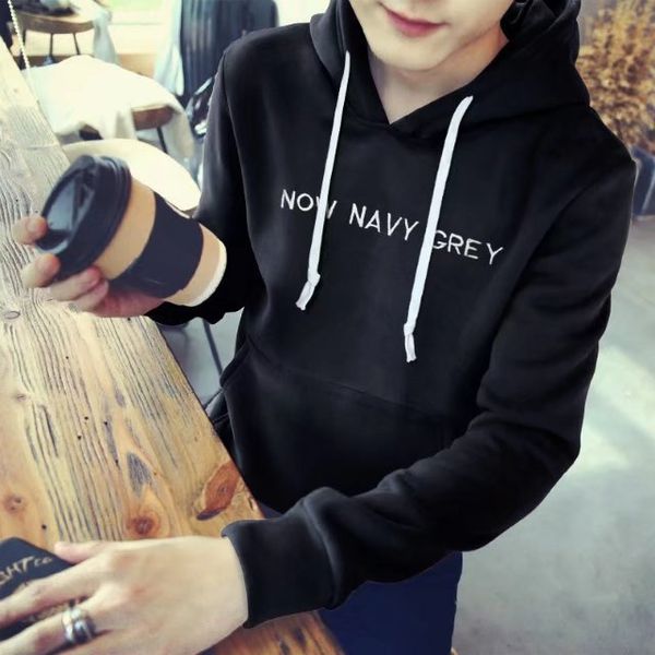 autumn men slim fit autumn and winter hooded pullover hoody trend long sleeve solid color hoodies men casual jacket, Black
autumn men slim fit autumn and winter hooded pullover hoody trend long sleeve solid color hoodies men casual jacket, Black