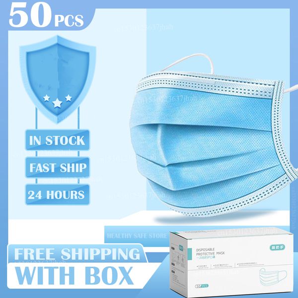 dhl бесплатная доставка в наличии быстрая доставка 3 слоя одноразовая защитная маска для нетканых пылезащитных масок 3 фильтра ушная раковин