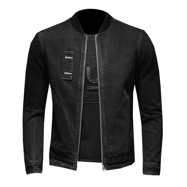 mens baseball coat jacket business casual denim jeans jacket spring autumn stand collar black fashion coat for men s-3xl, Black;brown
mens baseball coat jacket business casual denim jeans jacket spring autumn stand collar black fashion coat for men s-3xl, Black;brown