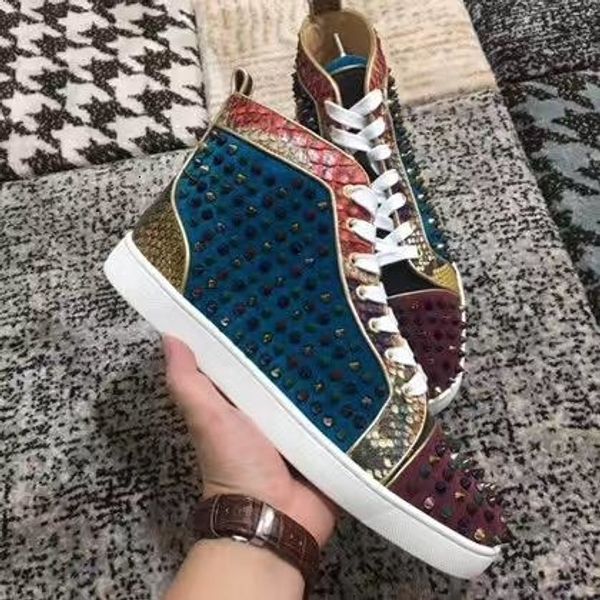 brands high studded flat spikes red bottom spikes sneakers men,women casual flats party designer sneaker with box t18
brands high studded flat spikes red bottom spikes sneakers men,women casual flats party designer sneaker with box t18