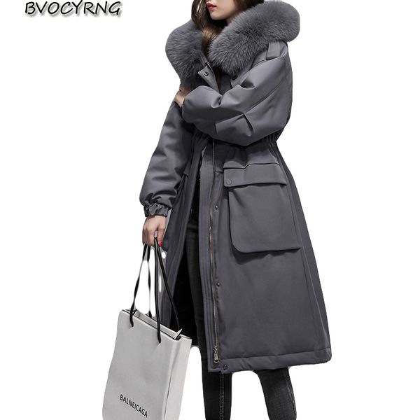 women's down & parkas fur colla jacket women winter white duck loose plus size hooded high end thick warm coat female, Black
women's down & parkas fur colla jacket women winter white duck loose plus size hooded high end thick warm coat female, Black