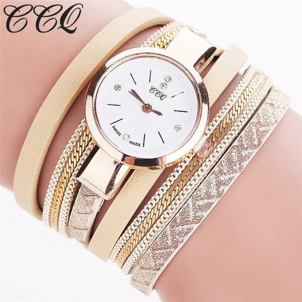 ccq 2019 women watches new luxury casual analog alloy quartz dress watch bracelet wristwatch relogio masculino relojes de mujer, Slivery;brown
ccq 2019 women watches new luxury casual analog alloy quartz dress watch bracelet wristwatch relogio masculino relojes de mujer, Slivery;brown