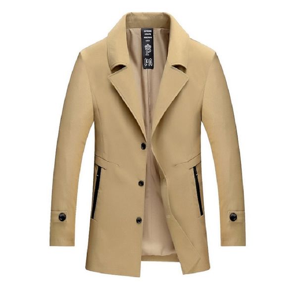 men's trench coats fashion windbreaker solid color casual men coat 2021 autumn spring male jackets plus size silm casaco, Tan;black
men's trench coats fashion windbreaker solid color casual men coat 2021 autumn spring male jackets plus size silm casaco, Tan;black