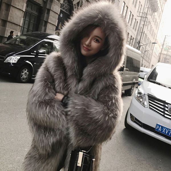 new 2018 winter women hooded artificial faux fur coats fake fur outerwear female casual furry warm overcoat s-xxxl w1437, Black
new 2018 winter women hooded artificial faux fur coats fake fur outerwear female casual furry warm overcoat s-xxxl w1437, Black