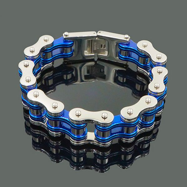 men's blue bracelet bangle punk motorcycle chain bracelets stainless steel biker bracelet fashion jewelry gift for man wholesale, Black
men's blue bracelet bangle punk motorcycle chain bracelets stainless steel biker bracelet fashion jewelry gift for man wholesale, Black