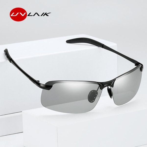 uvlaik 3043 pchromic sunglasses men polarized chameleon discoloration sun glasses mens rimless day night driving sunglass, White;black
uvlaik 3043 pchromic sunglasses men polarized chameleon discoloration sun glasses mens rimless day night driving sunglass, White;black