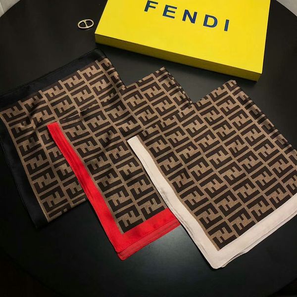 2019 hot lady spring summer multi-functional small square scarf letter F design scarf size 50*50cm scarf without box
2019 hot lady spring summer multi-functional small square scarf letter F design scarf size 50*50cm scarf without box