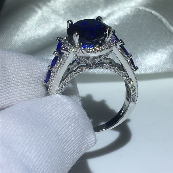 vecalon lady flower ring 925 sterling silver round 5ct diamond stone party wedding band rings for women men jewelry, Slivery;golden
vecalon lady flower ring 925 sterling silver round 5ct diamond stone party wedding band rings for women men jewelry, Slivery;golden