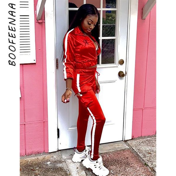 boofeenaa fall outfit women jogging sets reflective striped neon satin tracksuit sweat suits two piece set and pants c0-ae64, White
boofeenaa fall outfit women jogging sets reflective striped neon satin tracksuit sweat suits two piece set and pants c0-ae64, White