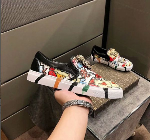 Hot Sales Men Casual Shoes Medusa High-top Genuine Leather Men Fashion Flat Shoes Soles Sneakers
Hot Sales Men Casual Shoes Medusa High-top Genuine Leather Men Fashion Flat Shoes Soles Sneakers