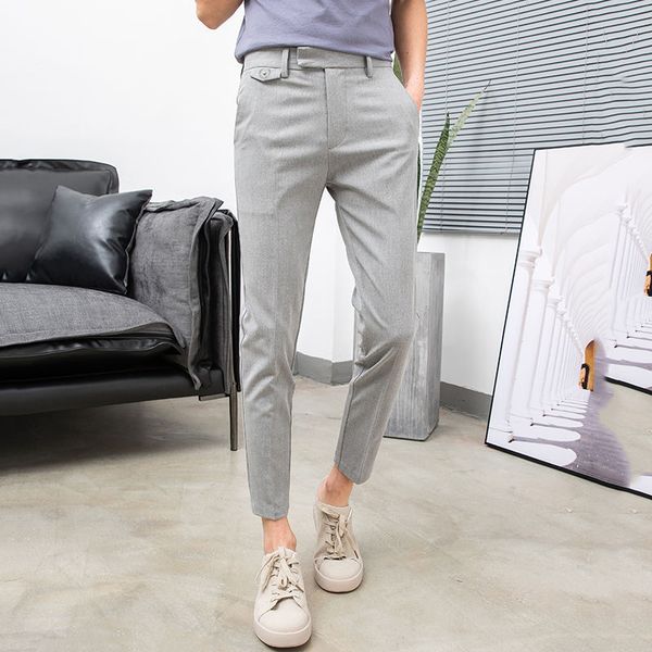2020 men's silk formal western-style casual pants business design cotton trousers slim size 28-34 pantalon homme, Black
2020 men's silk formal western-style casual pants business design cotton trousers slim size 28-34 pantalon homme, Black