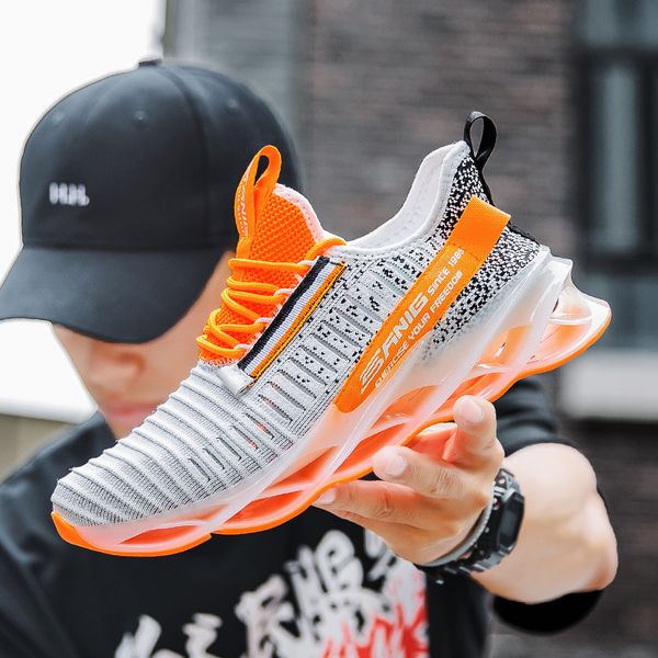 trend men's sneakers breathable outdoor men sport shoes lace-up non-slip damping running shoes summer comfortable training
trend men's sneakers breathable outdoor men sport shoes lace-up non-slip damping running shoes summer comfortable training