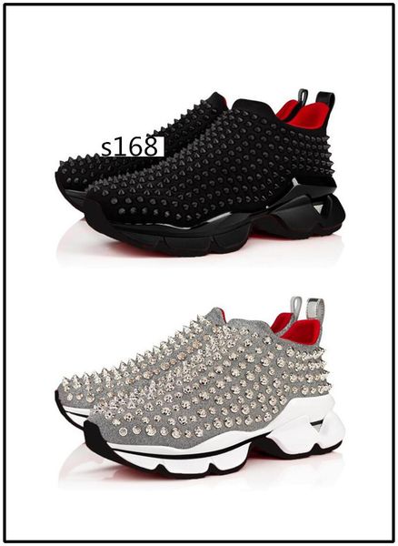 designer spike sock sneaker men women cotton casual shoes luxury red bottom chunky flat heel shoes 8, Black
designer spike sock sneaker men women cotton casual shoes luxury red bottom chunky flat heel shoes 8, Black