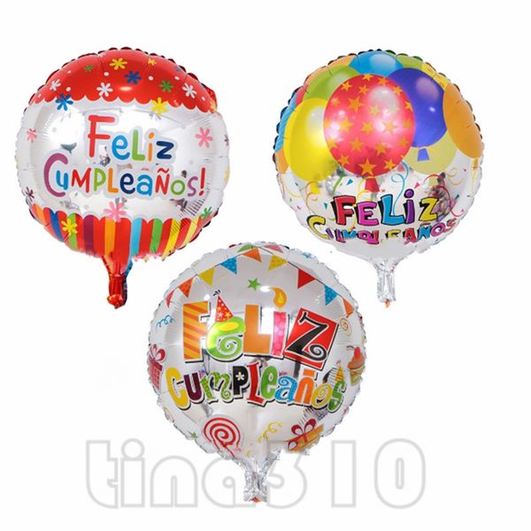 new 18-inch spanish aluminum film happy birthday balloon birthday party decoration balloon children's toy balloon t2i5007
new 18-inch spanish aluminum film happy birthday balloon birthday party decoration balloon children's toy balloon t2i5007