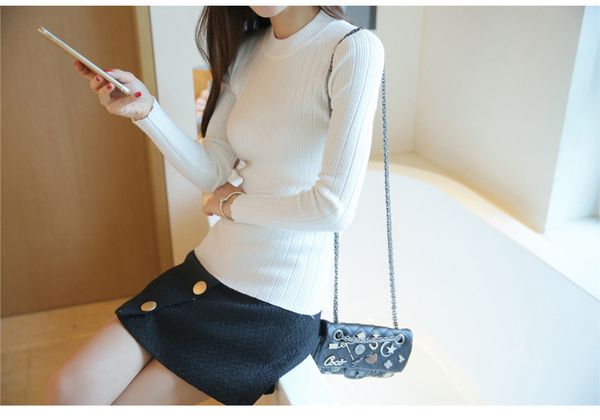 ws12338 fashion women's sweaters 2020 runway european design party style women's clothing, White;black
ws12338 fashion women's sweaters 2020 runway european design party style women's clothing, White;black