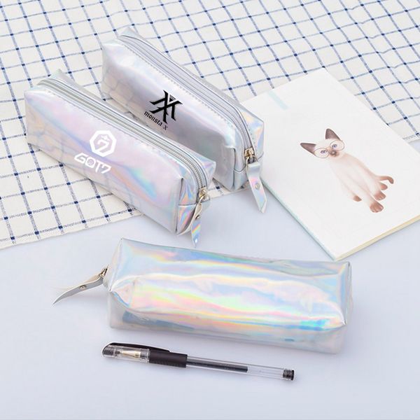 kpop twice colorful laser clear pencil pen case fashion cosmetic makeup bag pencil bag school supplies
kpop twice colorful laser clear pencil pen case fashion cosmetic makeup bag pencil bag school supplies