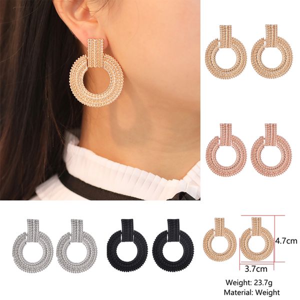 fashion 4colors geometric irregular round ring earrings female joker metal alloy circle ear stud dangle thread eardrop women statement gifts, Silver
fashion 4colors geometric irregular round ring earrings female joker metal alloy circle ear stud dangle thread eardrop women statement gifts, Silver
