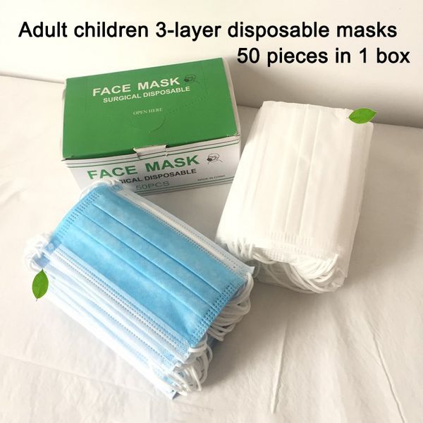 children disposable mask non woven face masks 3 layer anti-virus dust-proof haze-proof and breathable masks 50pcs/lot ing
children disposable mask non woven face masks 3 layer anti-virus dust-proof haze-proof and breathable masks 50pcs/lot ing