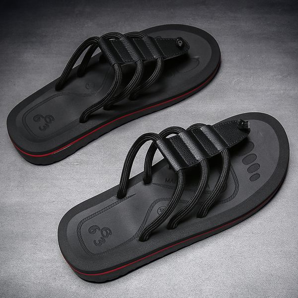 goodrsson men's slippers outdoor slippers trend wild men's foreign fashion soft bottom beach shoes, Black
goodrsson men's slippers outdoor slippers trend wild men's foreign fashion soft bottom beach shoes, Black