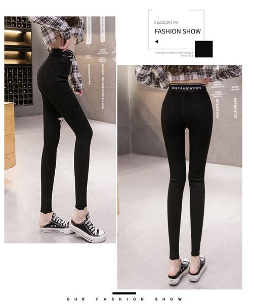 2020 new fashion womens designer pant skinny balck letter pencil pant breathable thin luxury womens pant, Black;white
2020 new fashion womens designer pant skinny balck letter pencil pant breathable thin luxury womens pant, Black;white