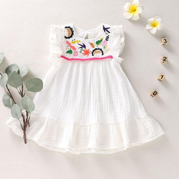 white series girls clothing dress cute baby sleeveless embroidery flowers summer casual sweet princess dress 2020 new sale, Red;yellow
white series girls clothing dress cute baby sleeveless embroidery flowers summer casual sweet princess dress 2020 new sale, Red;yellow