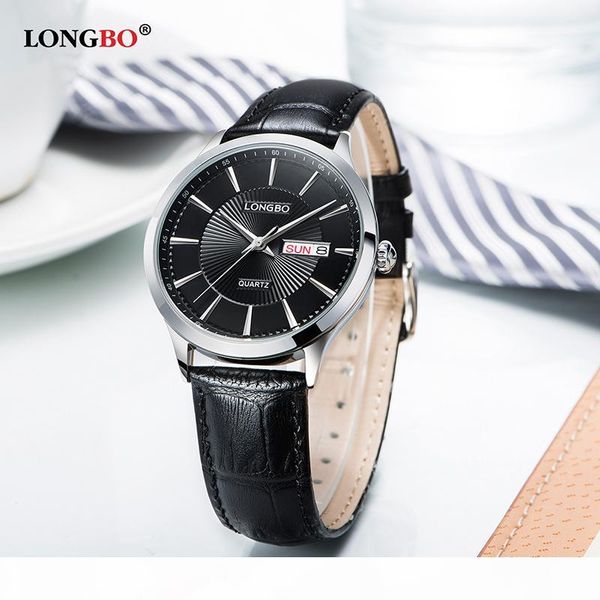 longbo luxury 2020 quartz watch casual fashion leather strap watches men women couple watch sports analog wristwatch gift 5021, Slivery;brown
longbo luxury 2020 quartz watch casual fashion leather strap watches men women couple watch sports analog wristwatch gift 5021, Slivery;brown
