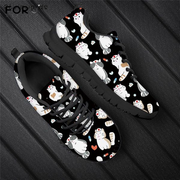 forudesigns cute cartoon cat/kitten printed women black flats sneakers casual spring/autumn ladies shoes pink footwear
forudesigns cute cartoon cat/kitten printed women black flats sneakers casual spring/autumn ladies shoes pink footwear